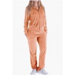 Orange   Track Suits for Women Set Sweatsuits 2 Piece Tracksuit