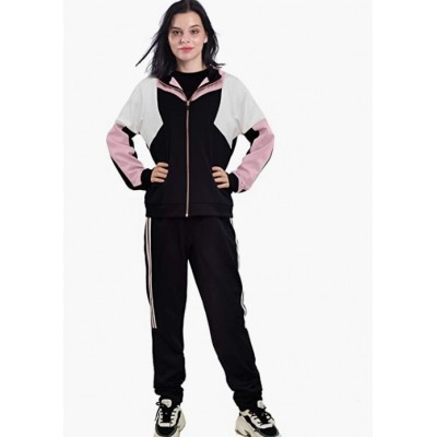 Black 600 Track Suits for Women Set Sweatsuits 2 Piece Tracksuit